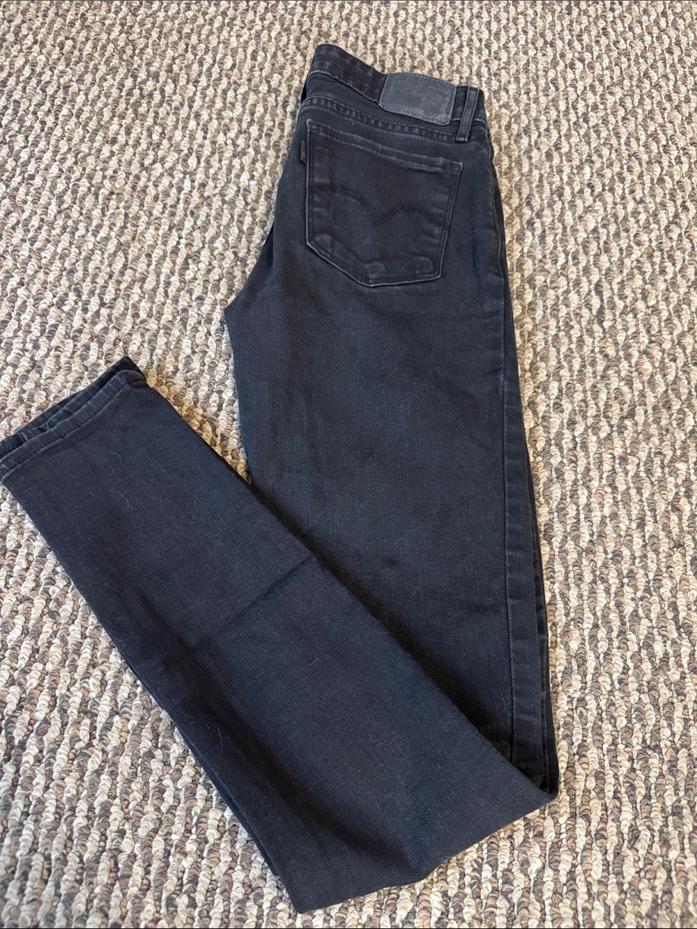 Levi's 711 Skinny Black Jeans